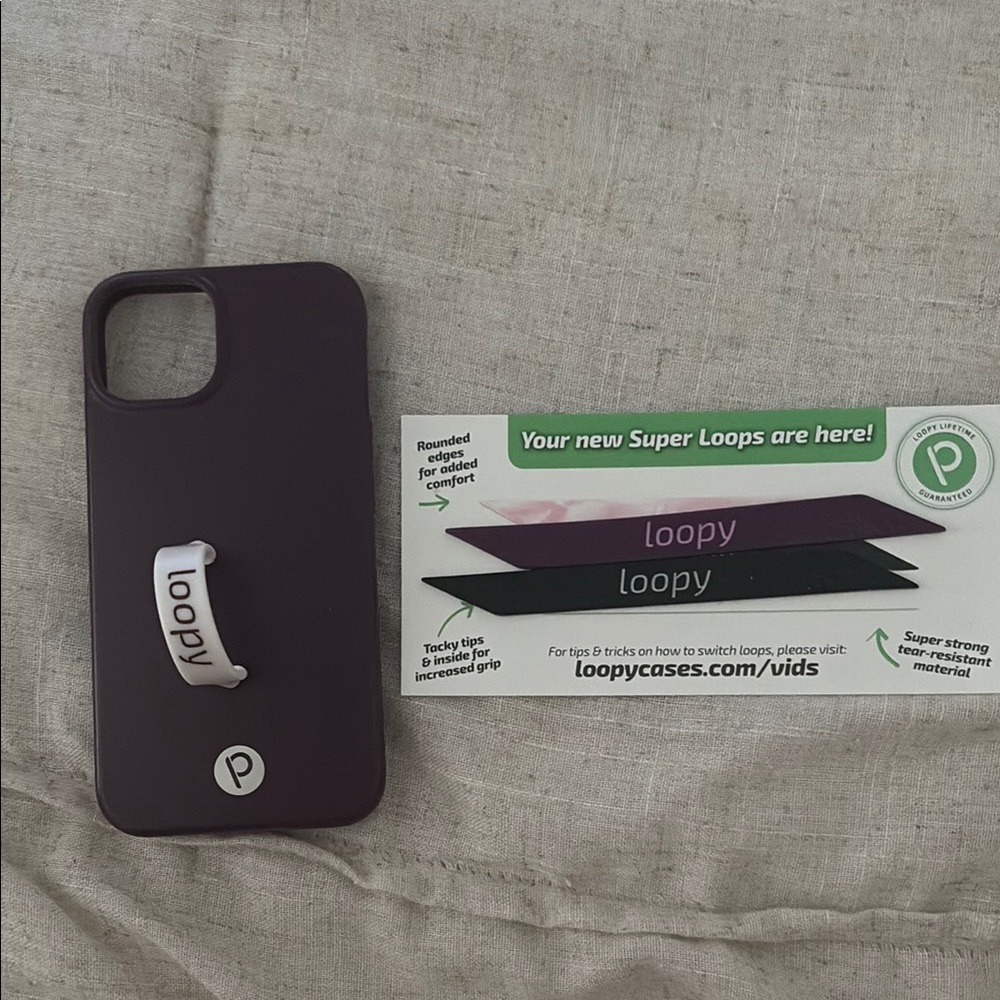 Loopy Case Purple Protective Smartphone Case